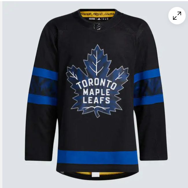 Custom Men Toronto Maple Leafs  black blue 2024 NHL adidas  Alternate Jersey->customized nhl jersey->Custom Jersey